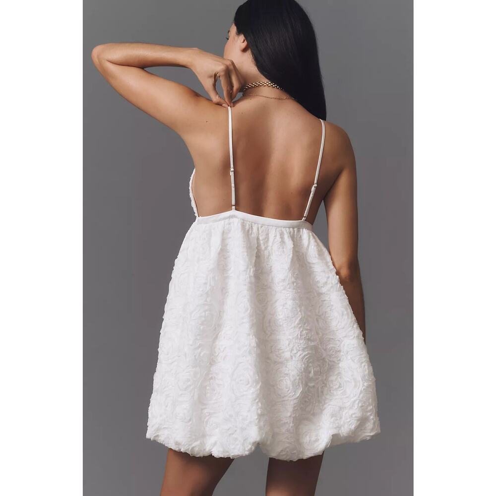 NWT Anthropologie Endless Rose Sleeveless Sequin Bubble Mini Dress $168 LARGE - Picture 3 of 6